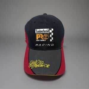 NASCAR Timberland Car Racing Hat 35 cap Bobby Hamilton Team Rensi motorsports